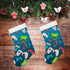 Thewar Video Games Christmas Stockings Personalized Xmas Stockings Hanging Ornaments Candy Gift Bags for Family Holiday Xmas Party Decorations