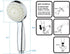 KAIREY Led Shower Head 7 Color Light Change Automatically Handheld Showerhead Polished Chrome with 60 Inches Stainless Steel Hose and Adjustable Bracket