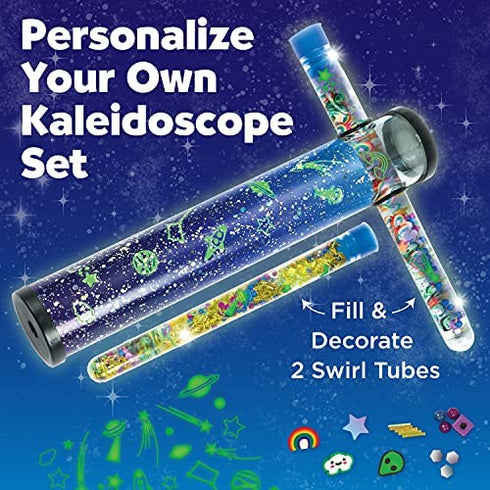 Creativity for Kids Magic Swirl Kaleidoscope Kit - Make Your Own Kaleidoscope for Kids, STEM Toys