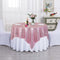 Pink Gold Square Tablecloth 72x72-Inch Sequin Tablecloth Birthday Decor Baby Shower Table Cloths for Parties Wedding Tablecloths Fuchsia Pink Table Skirts for Round Tablecloth (72"x72", Pink Gold)