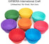 Gifbera Bright Rainbow Standard Cupcake Liners Solid Colorful Paper Baking Cups 400-Count