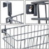 EZOWare Over the Cabinet Door Hanging Organizer Holder, Wall Mountable Deep Metal Storage Basket for Household Kitchen Bathroom Pantry Items (Medium)