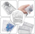 100 PCS Resealable Mylar Bags Stand Up Foil Bags (5.9 x 8.7Inches)