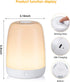 AMEXI Baby Room Night Light, LED Bedside Touch Sensing Light for Children Breastfeeding and Sleep Aid with USB Rechargeable Desk Lamp Dimmable Warm Night Light, Soft Eye Care