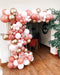 126Pcs Retro Pink and Chorme Gold Balloon Garland Arch Kit Gold And Pink Balloons Set for Baby Shower Mother™s Day Girl Boy Birthday Party Wedding Event Arrangement Bachelorette Party Decorations