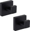 KES Towel Hook for Bathroom Coat Hook Wall Mounted Robe Hook SUS 304 Stainless Steel Matt Black 2 Pack, A22560-BK-P2