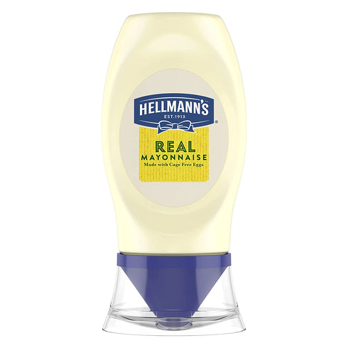 Hellmann's Mayonnaise Condiment for Simple Meals Real Mayonnaise Squeeze Bottle Sandwich Spread 5.5 oz