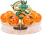 UMIKAkitchen Resin Shenron Figure Shenlong Statue Set + 3.5cm Crystal Balls + Shelf with Gift Box for Business Halloween Christmas Holiday and Birthday Home Decoration