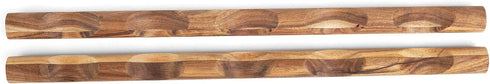 Ironwood Gourmet Compact Wooden Wine Rack Bottle Holder, 19" L x 1" W, Natural Acacia Wood