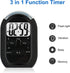 X-WLANG Vibrating Timer,Quiet Timer and 3 in 1 Kitchen Timer with Vibration, Flasher and Beeper for Cooking, Baking, Sports, Games, Yoga, Study, Meditation, Office etc, Awesome and Comfortable Skin.