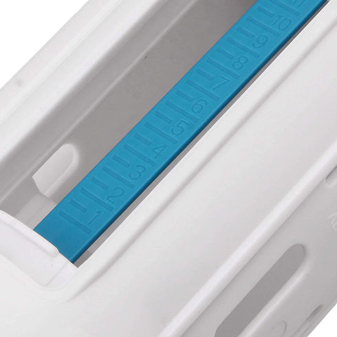 BQLZR White Toilet Cistern Dual Flush Push Button Valve 25cm Height Fit for Drain Diameter 65-75mm (See Video)