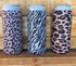Party Girl Kim Slim Can Coolers - Neoprene Insulated Slim Can Cooler for Tall Skinny 12oz Cans Like White Claw, Truly, Hard Seltzers and Red Bull - 3 Pack Animal Print