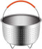 Steamer Basket for Instant Pot, Vegetable Steamer Basket Stainless Steel Steamer Basket Insert for Pots (3qt)