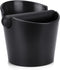 Ailelan Coffee Knock Box, Espresso Dump Bin, Coffee Bin, 4.8 Inch Espresso Knock Box Shock-Absorbent Durable Barista Style with Removable Knock Bar and Non-Slip Base(Round)