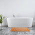 Dicunoy Bathroom Bamboo Mat, Bamboo Shower Rug, Wooden Toilet Doormats for Shower Doorsteps, Sauna, Tub (23.6" L x 16" W)