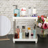 Bathroom Organizer Countertop, 2-Tire Skincare Organizers Vanity Tray Corner Shelf for Makeup Cosmetic Perfume, Multi-Functional Acrylic Organizer in Vanity Dresser Bathroom Kitchen Living Room etc.