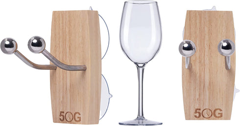 Shower and Bathtub Wine Glass Holder with Wine Stem - Best Gift for Mother's Day - Wine Shower Holder - Wine Cup Holder - Portable Wine Glass Holder - Wine Gifts for Her or Him - Shower Drink Holder