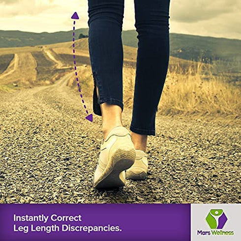 Adjustable Orthopedic Heel Lift for Heel Pain and Leg Length Discrepancies - Small - 1 Heel Lift