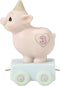 Precious Moments, Heaven Bless Your Special Day, Birthday Train Age 3, Bisque Porcelain Figurine, 142023,Multicolor