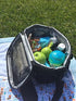 Large Insulated Lunch Bag Cooler Tote With 2 Reusable Cooler Ice Packs Easy Pull Zippers, Detachable Shoulder Strap, Roomy Compartments For Lunch Box, Bottles, Containers, (Camo)