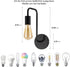 Curvilinear Sconce Vintage Industrial Wall Sconce Wall Lighting Fixture Mid Century Modern Wall Lamp Black for Bedroom Dining Room Living Room
