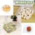 100 PCS Clear Plastic Take Out Containers,Clear Plastic Hinged Food Container,Disposable Clamshell Food Containers for Hamburger,Sandwiches,Cake,Salads,Pasta,Pastry(5.2x4.7x2.8 In)