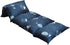 Mengersi Galaxy Kids Floor Pillow Case Bed Cover, Boys Toddler Floor Pillow Cover, Requires 5 Pillows (Pillows Not Included) (King(Cover Only), Navy)