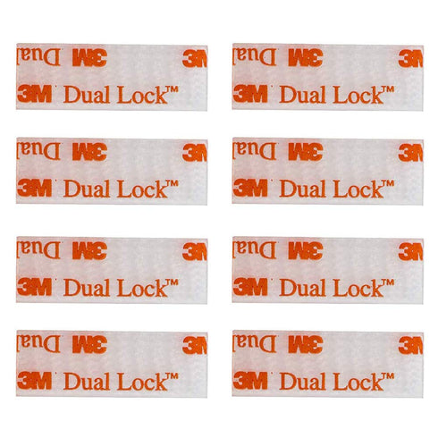 EZ Pass/IPass/IZoom Toll Tag Mounting Kit - 8 Pcs (4 Sets) Reclosable Fastener Dual Lock Tape Strips