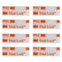 EZ Pass/IPass/IZoom Toll Tag Mounting Kit - 8 Pcs (4 Sets) Reclosable Fastener Dual Lock Tape Strips