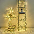 Kitstar 100LEDs Green Garland Tiny Leaf Vine String Light Timer Function Wedding Party Christmas Holiday New Year Patio Decoration 33ft, Battery Operated, UL588 Approved