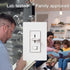 Lutron Skylark LED+ Dimmer Switch for Dimmable LED, Halogen and Incandescent Bulbs | Single-Pole or 3-Way | SCL-153P-IV | Ivory