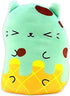 Cats vs Pickles - Jumbo - Mint Chippie - 8.6" Super Soft and Squishy Stuffed Bean-Filled Plushies - Great for Boys and Girls Age 5-7. Collect These as Desk Pets, Fidget Toys, or Sensory Toys.