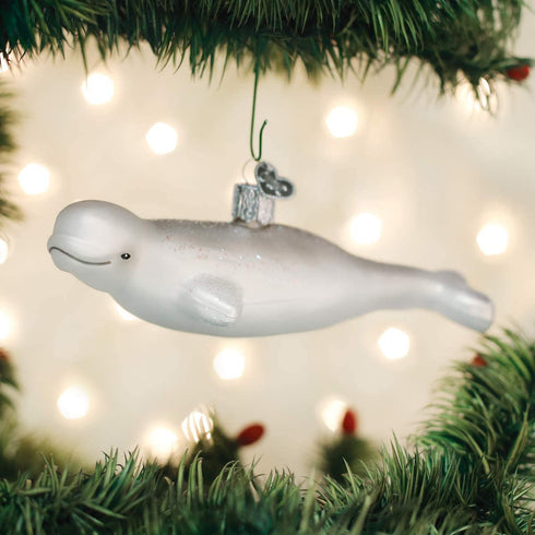 Old World Christmas Beluga Whale