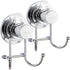 JiePai Suction Cup Towel Hooks,Shower Towel Holder for Bathroom,Suction Shower Towel Rack Organizer for Towel, Bathrobe,Loofah,Coat,Bags,Chrome (2 Pack)