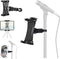 ChargerCity 360º Swivel 1/4-20 Tripod Tablet Smartphone Holder w/Pole Mic Microphone Stand Mount for iPad, iPad Pro, iPad Air, iPad Mini, 2, 3, iPhone, Smartphone 4.7-12.9" Tablets