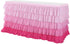 Pink Table Skirt Tutu Ruffled Tablecloth for Rectangle Table 6ft Baby Shower Birthday Party Unicorn Home Decor (Gradient pink)