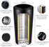 4 in 1 Insulated Slim Can Cooler for 12 OZ Cans and Beer Bottle - Keep 8 Hours Cold, Easy to Hold - Stainless Steel Can Holder, Double Walled Can Insulator for Hard Seltzer and More