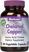 Bluebonnet Nutrition Albion Chelated Copper, 3 mg of Copper, For Nervous System & Immune Health*, Soy-Free, Gluten-Free, Non-GMO, Kosher Certified, Dairy-Free, Vegan, 90 Vegetable Capsule, 90 Servings