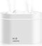 Mini Humidifier, 800ml Small Plant Humidifier, Portable Cool Mist Humidifiers for Bedroom, Personal Desk Humidifier for Baby Office Home, Auto Shut Off, Dual Nozzle Design, Super Quiet, White