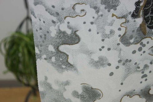 Made in Japan Noren Curtain Tapestry Carp Swimming Up a Waterfall