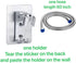 PXLYWLTZL Turbo Propeller Driven Shower Head?High-pressure shower head with 2 filter,1 Hose,1 holder and Adjustable switch?Handheld Turbocharged turbo fan shower head 360 Degrees Rotating