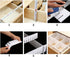 Deep Drawer Dividers Organizer 42cm, HGYZE Connectable Separators 9cm Customizable Insert for Dresser Bedroom Office Kitchen Storage, Strong Foam Cuttable Partition, 8pcs Organizador de Cajones, White