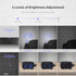 Alarm Clock Projection Clock Digital with Power Adapter and Brightness Adjustment for Home and Bedroom Blue