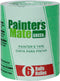 Painter's Mate 668840 Green 8-Day Painting Tape, 0.94-Inch by 60-Yard, 6-Pack of Rolls
