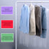 50 Pack Garment Bags Transparent Clothing Dust Cover Protector for Suit Coats Dress Closet Storage Protector Dustproof Hanging Clothes for Dry Cleaner, Home Storage,Travel Storage Closet¦