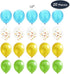 WERNNSAI Dinosaur Party Supplies Set - Dinosaur Themed Party Decoration for Boys Kids Birthday Cutlery Bag Table Cover Plates Cups Napkins Straws Utensils Banner & Balloons Serves 16 Guests 169 PCS