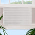 Bekith Indoor Air Conditioner Cover, AC Cover Inside Window AC Unit Cover, Double Insulation Defender with Elastic Strap, White (25? x 18? x 3.5?)