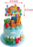Galoulo Number Birthday Party Supplies For Blocks ,Number Birthday Party Decorations For Blocks Included Cake Toppers, CupCake Toppers, Balloon, Banner, Number Theme block Party Favor Pack Set