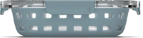 Ello Duraglass Baking Dish, 8x8-2Qt, Polar Grey