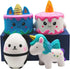 Yoaushy Squishies Slow Rising Toy Set Jumbo Unicorn Cake Horse Panda Egg Soft Cute Hop Props Stress Relieve Sensory Toy for Boys and Girls(4 Packs)
